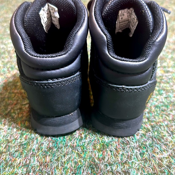 Timberland Toddler Euro Sprint - Black and Gold Boots - Picture 3 of 8